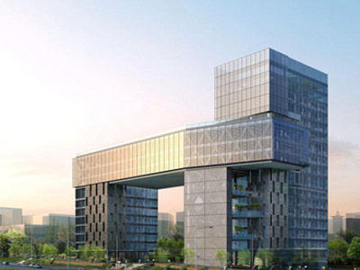 现代企业办公空间(图1)